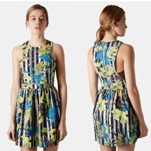 ⭐️NWOT Topshop Yukka Yukka Floral Print Sleeveless Sundress Sz 6